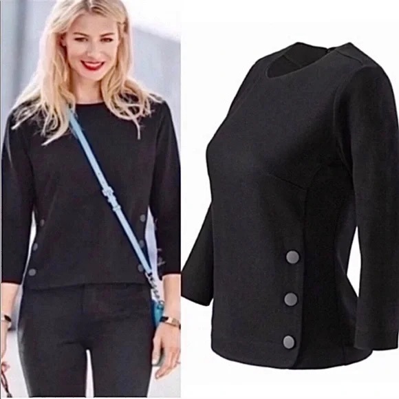 CAbi Black Soft 2pc Chic Skirt Set S/4* - Picture 9 of 10